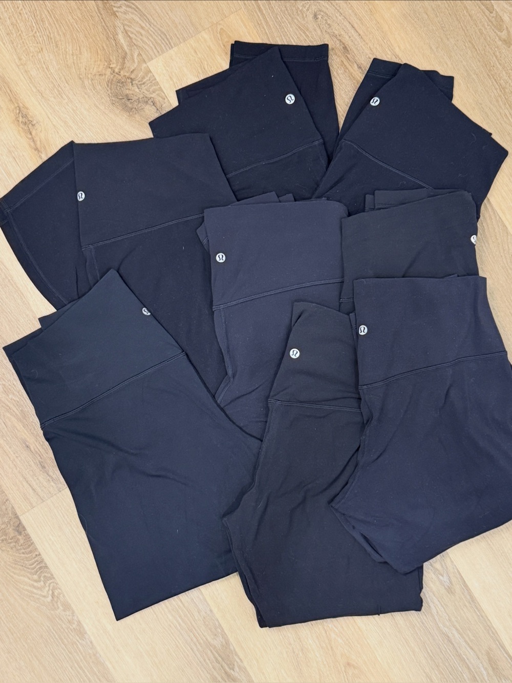 Lululemon Black High-Rise Cropped Leggings